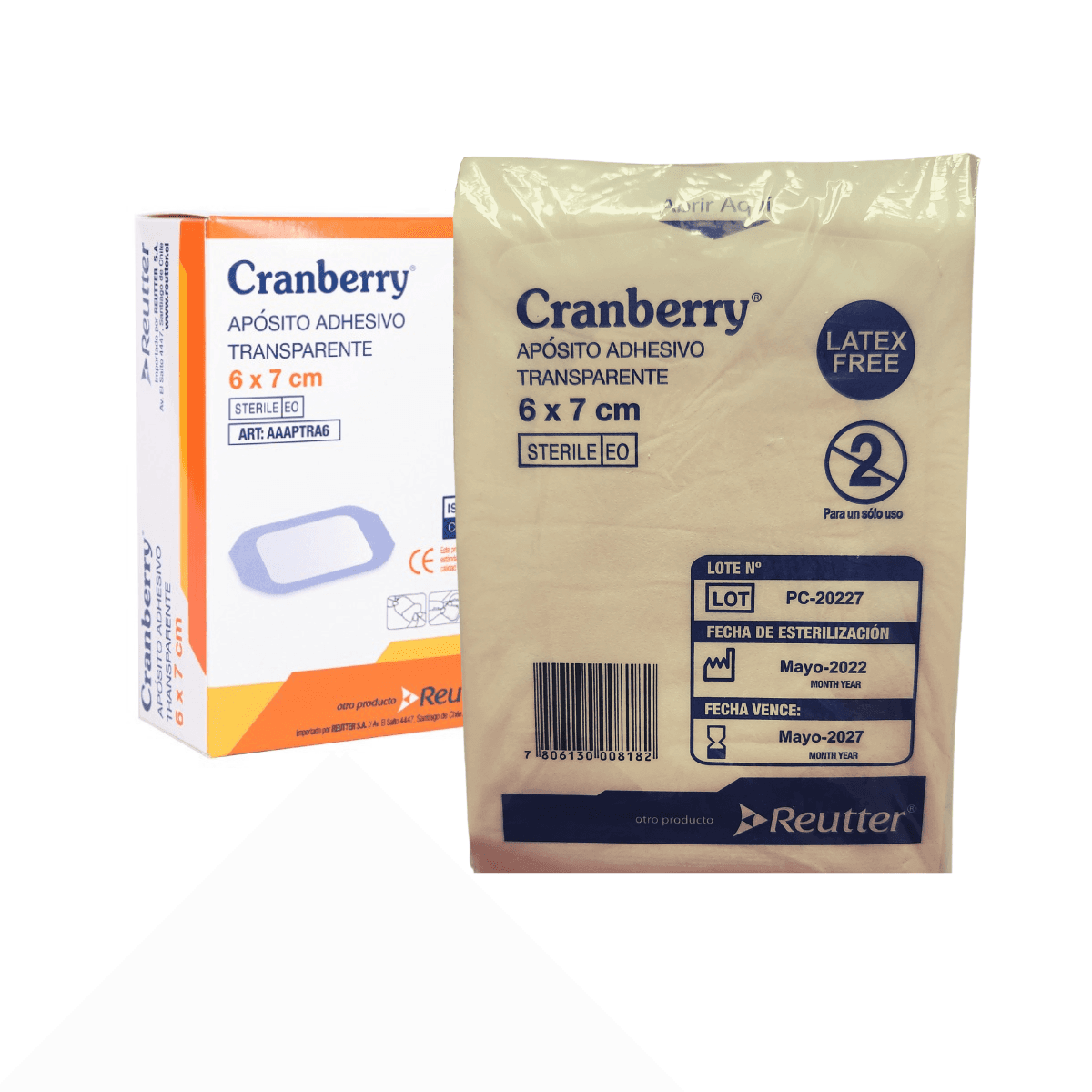 APOSITO TRANSP CRANBERRY 6 X 7