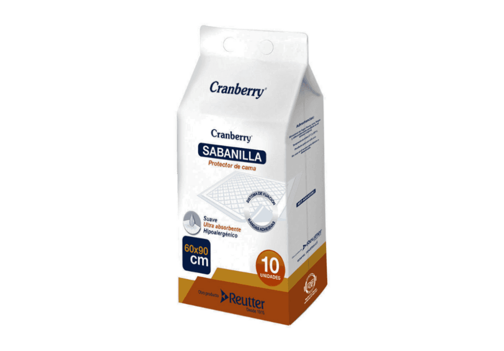SABANILLA PROTECTOR DE CAMA X 10 CRANBERRY