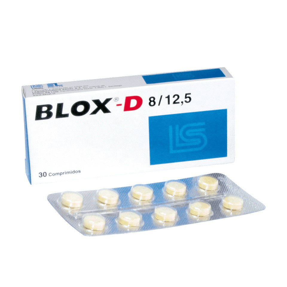 BLOX-D 8/12.5MG.30COM.