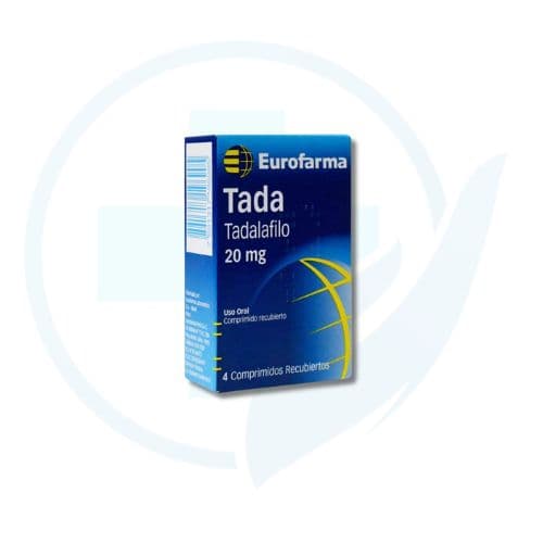 TADA 20 MG COM X 4 (TADALAFILO)