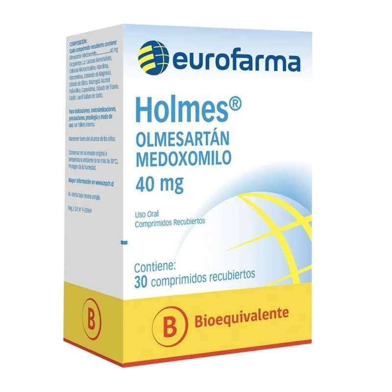 HOLMES 40 MG COM X 30 (BE) (OLMESARTAN)