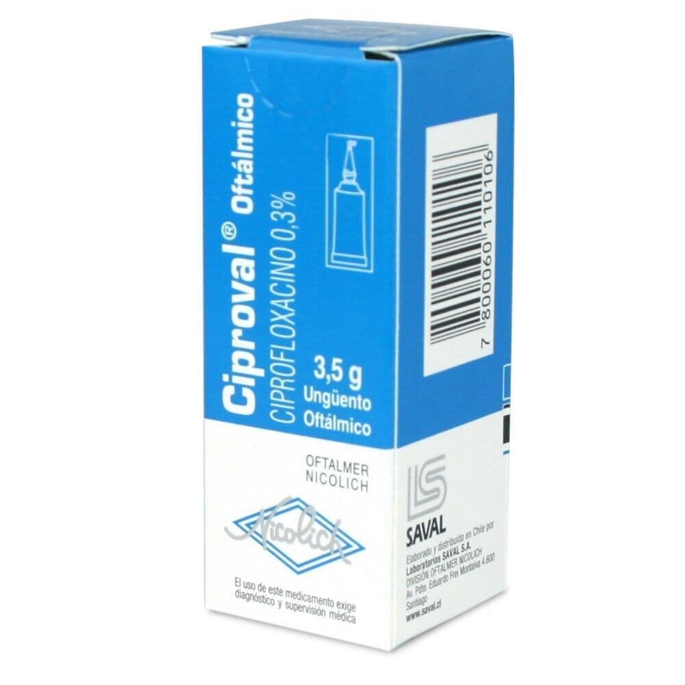 CIPROVAL UNG.OFT.3.5GR.