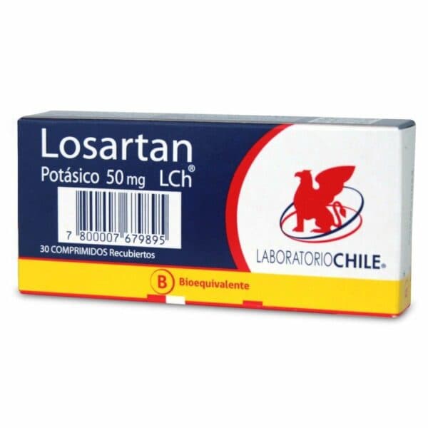 LOSARTAN COMPRIMIDO 50 MG X 30 CHILE (BE)