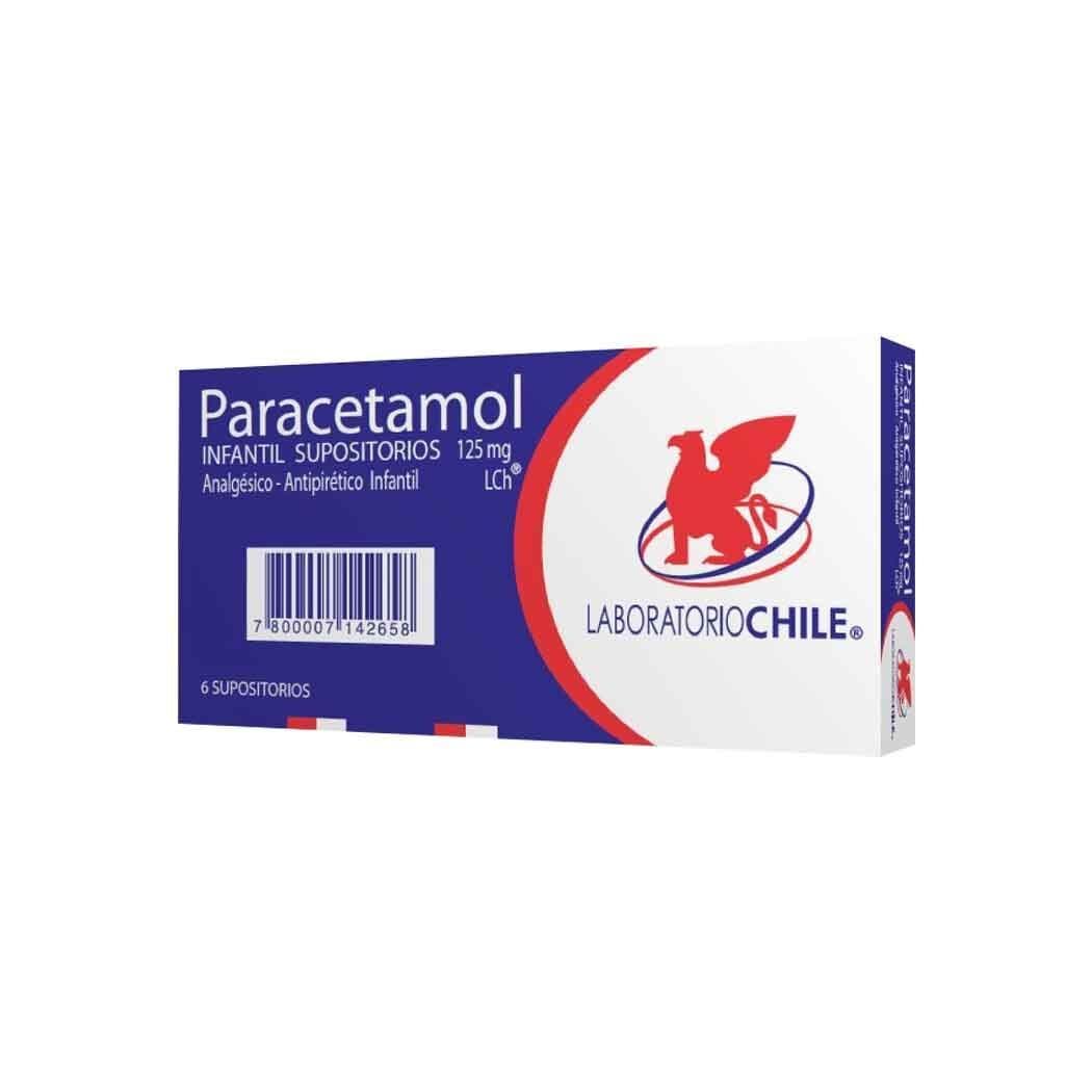 PARACETAMOL 125MG.6SUP. L.CHILE