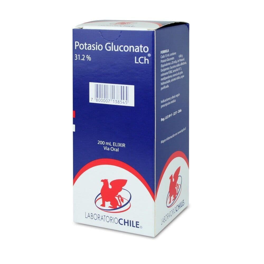 POTASIO GLUCONATO 31.2%.200ML.LCHILE