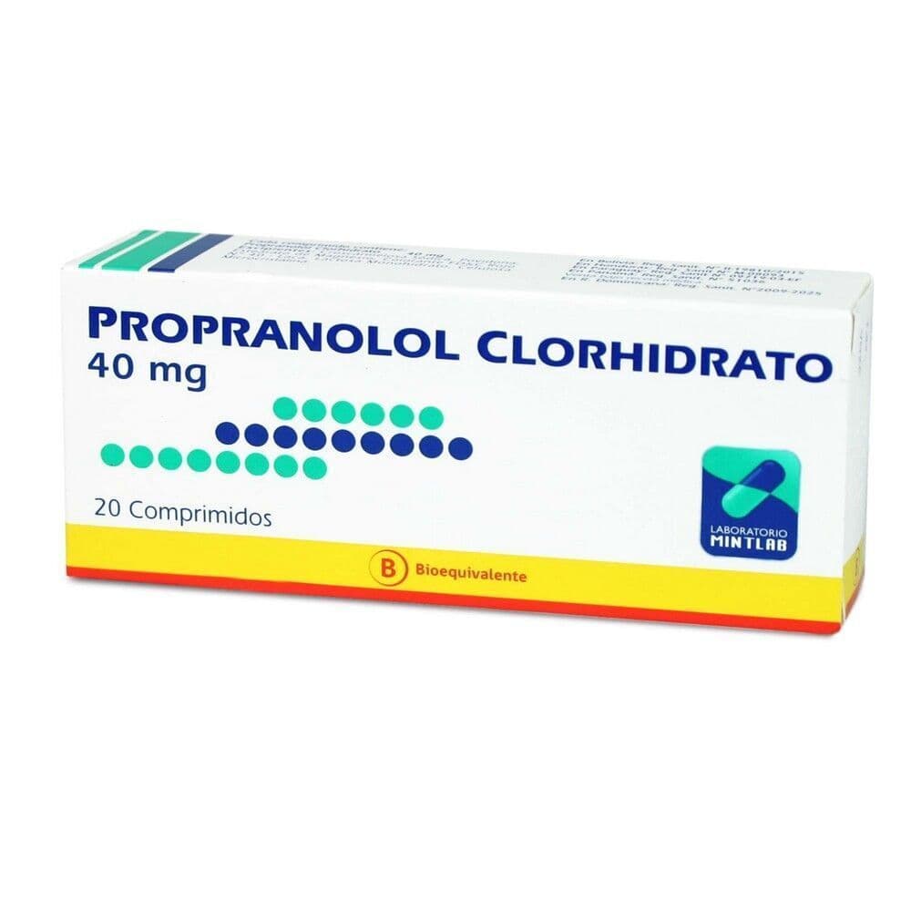 PROPRANOLOL 40MG.20COM. CHILE