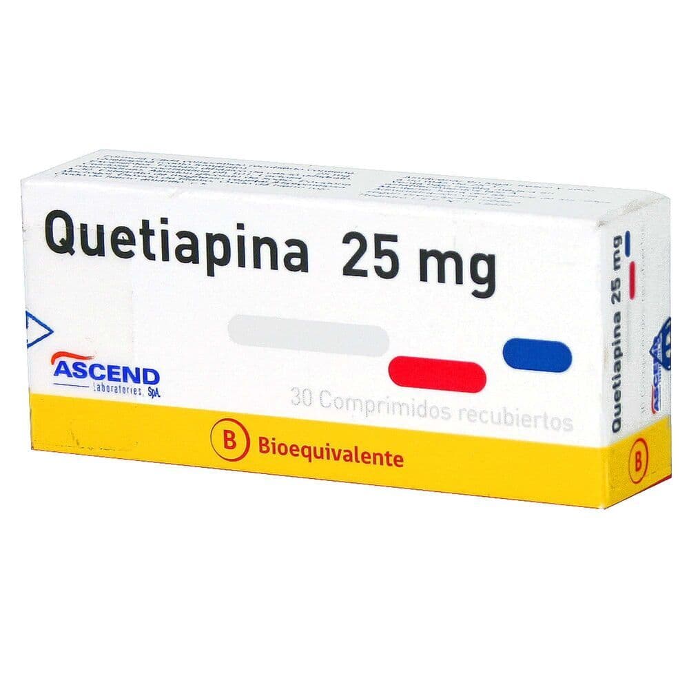 QUETIAPINA 25MG.30COM.REC (B.E)