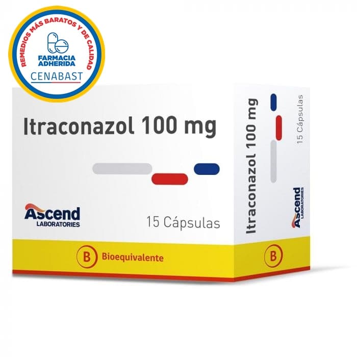 ITRACONAZOL CAP 100MG X 15 ASCEND