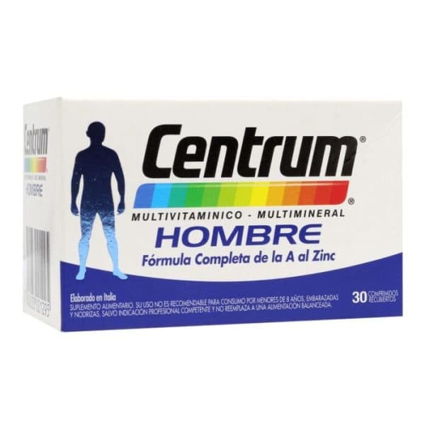 CENTRUM HOMBRE COM X 30