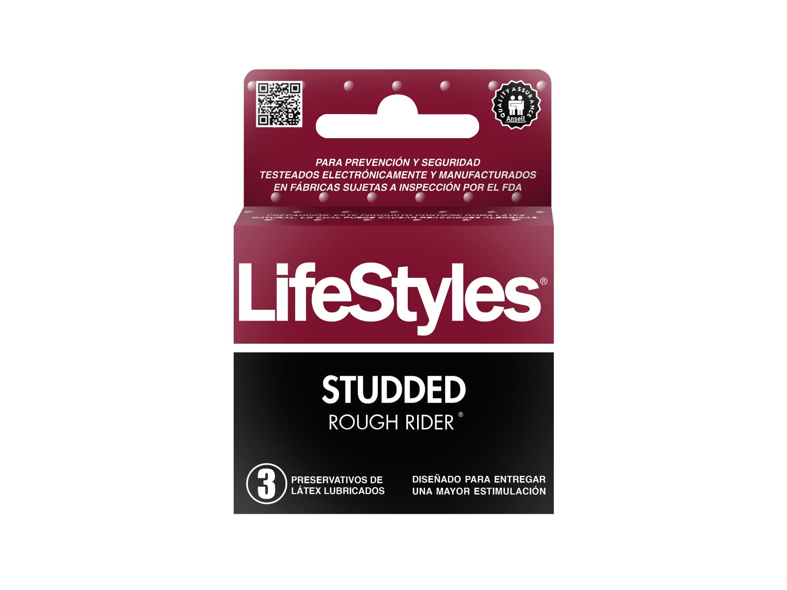 LIFESTYLES STUDDED RUOGH RIDER.3UN.