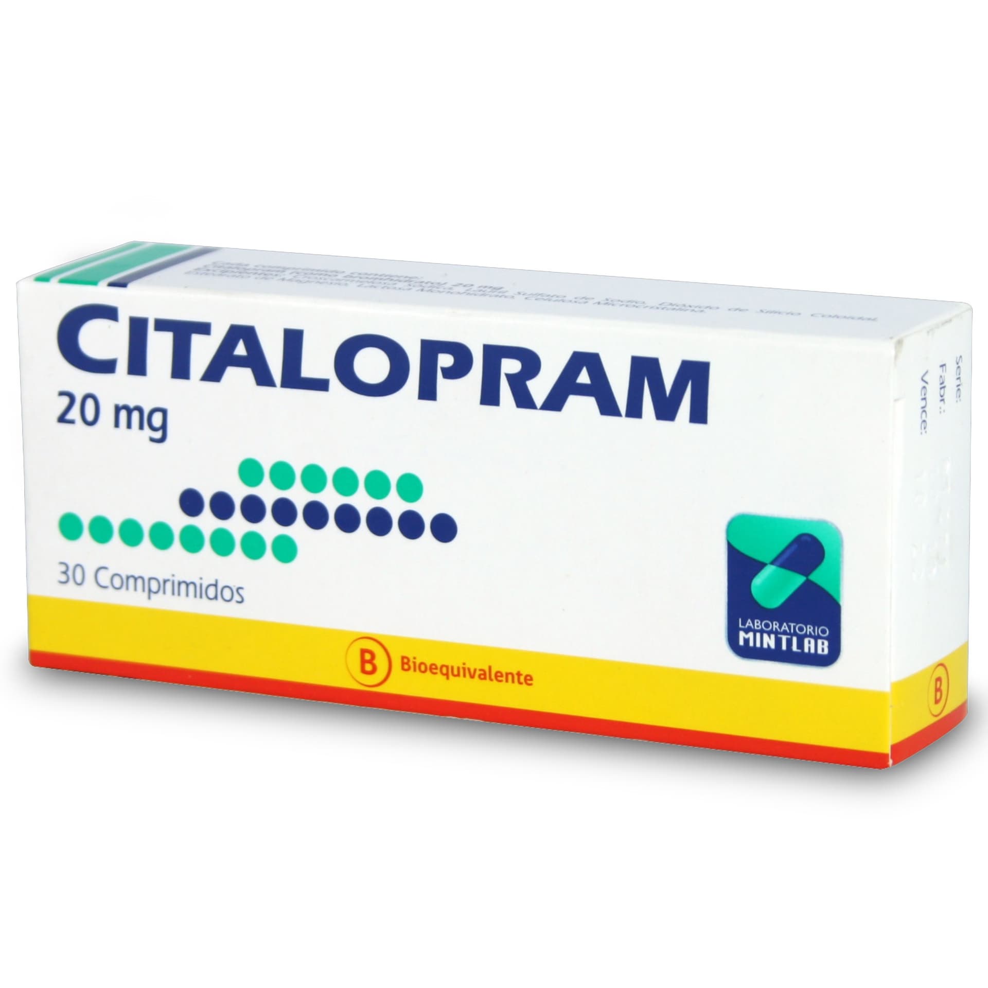 CITALOPRAM 20MG.30COM.(B.E) L.CHILE