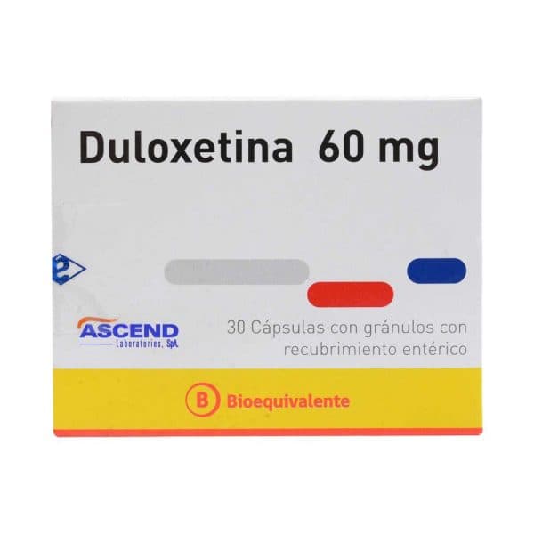 DULOXETINA 60MG.30CAP.B.E.ASCEND
