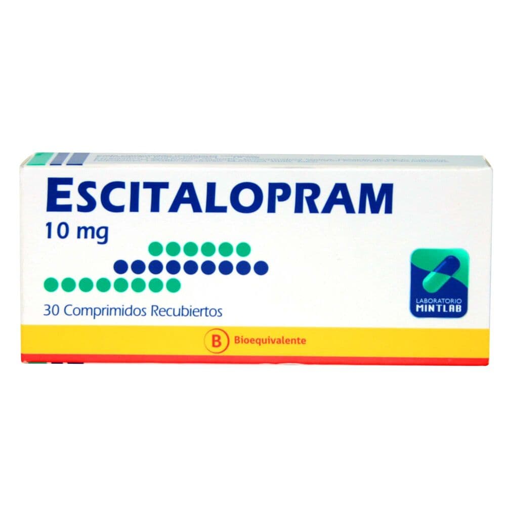 ESCITALOPRAM 10MG.30COM.(B.E) CHILE