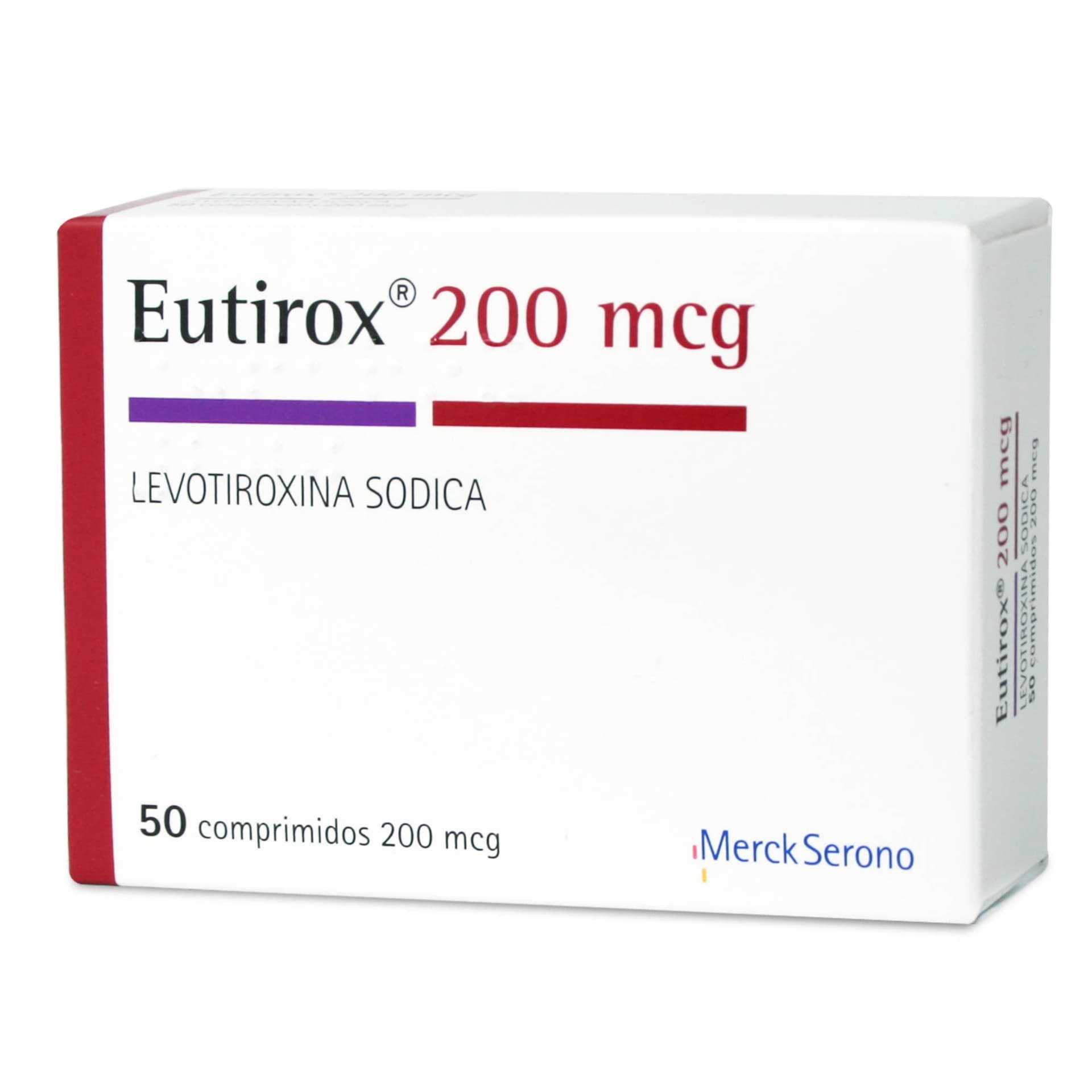 EUTIROX 200MCG.50COM.