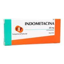 INDOMETACINA 25MG.24COM. FARMOQUIMICA