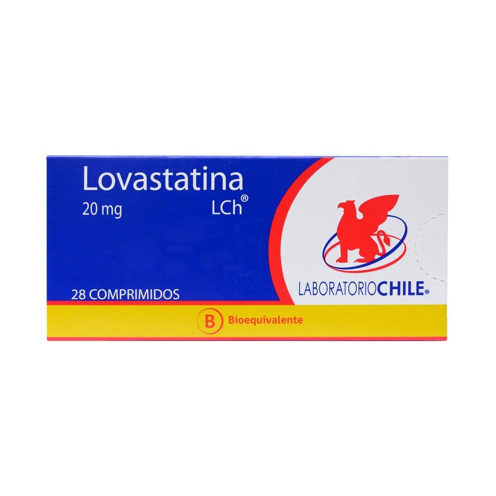 LOVASTATINA 20MG.28 COM. LCHILE