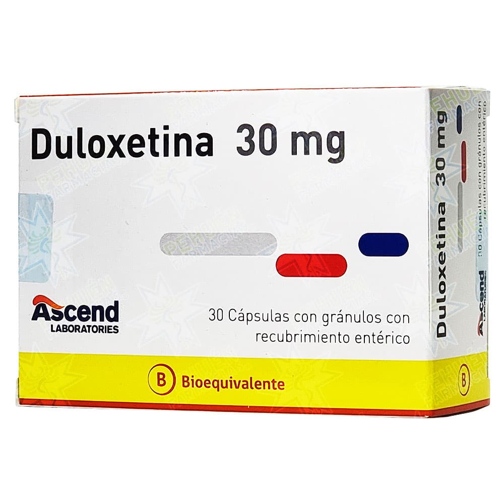 DULOXETINA 30MG.30CAP (B.E.) ASCEND