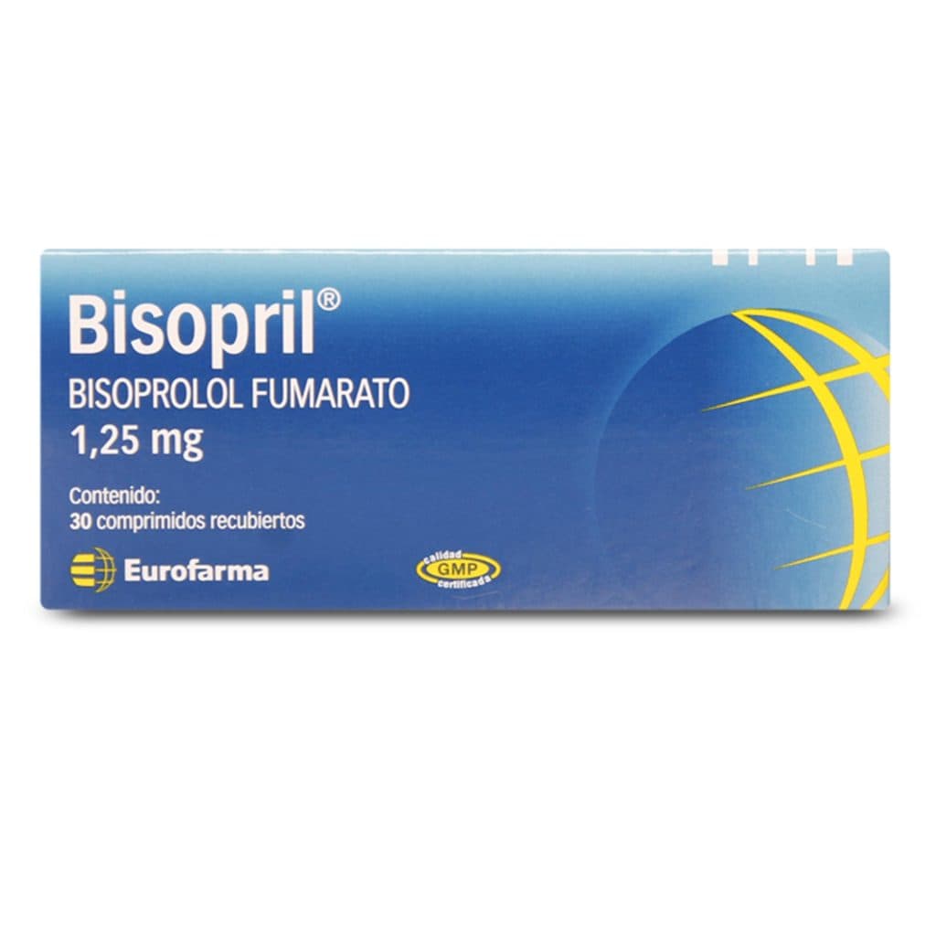 BISOPREL 1,25 MG 30 COMP. REC (BISOPROLOL)