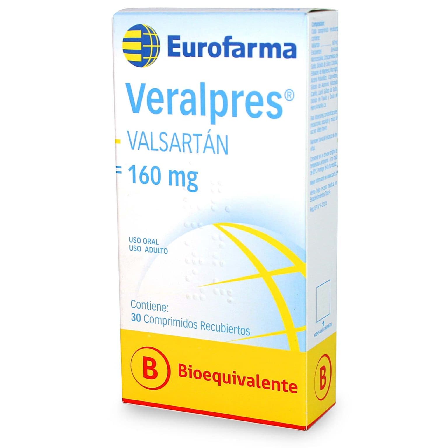 VERALPRES 160MG.30COM.REC.