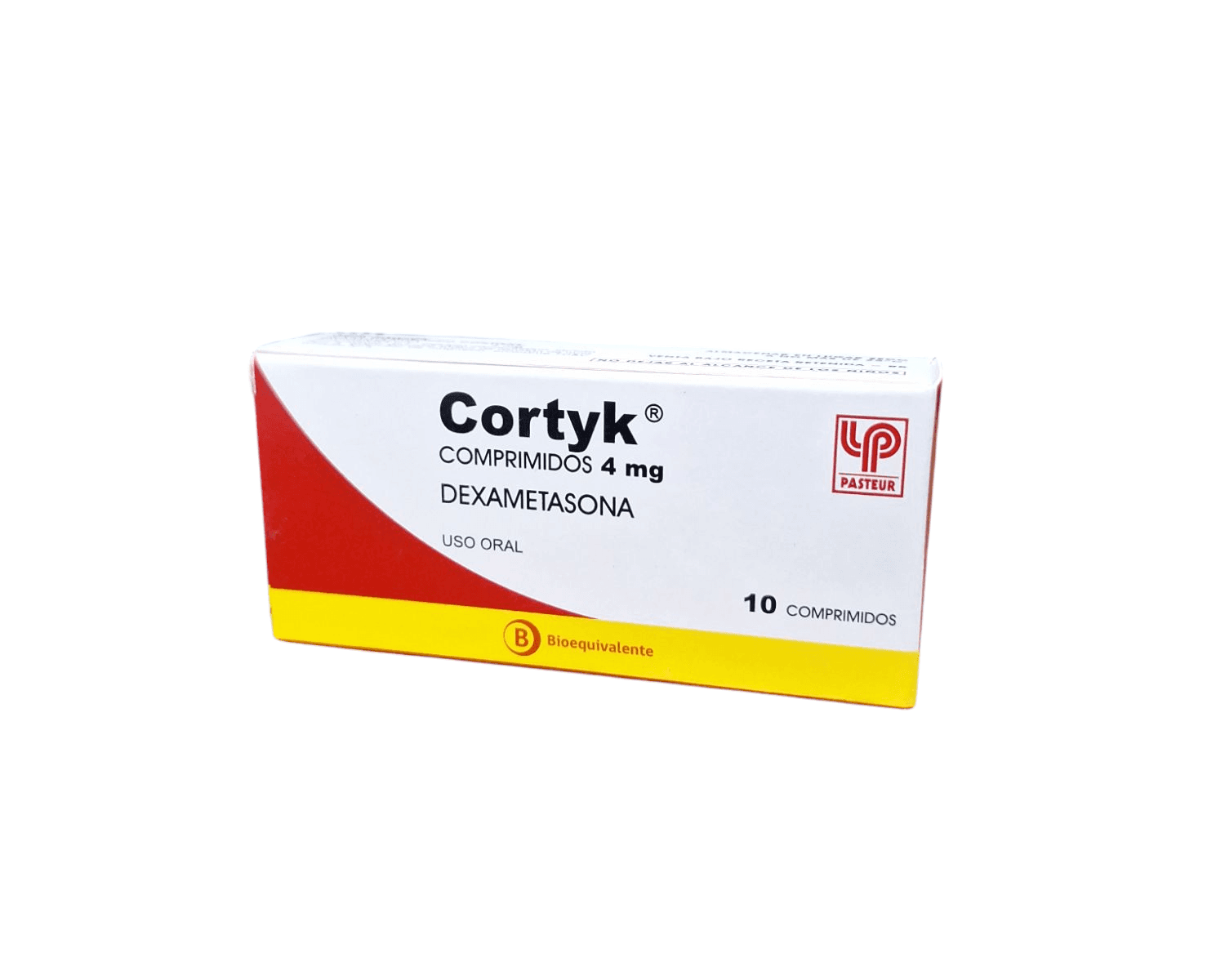 CORTYK 4MG.10COM.
