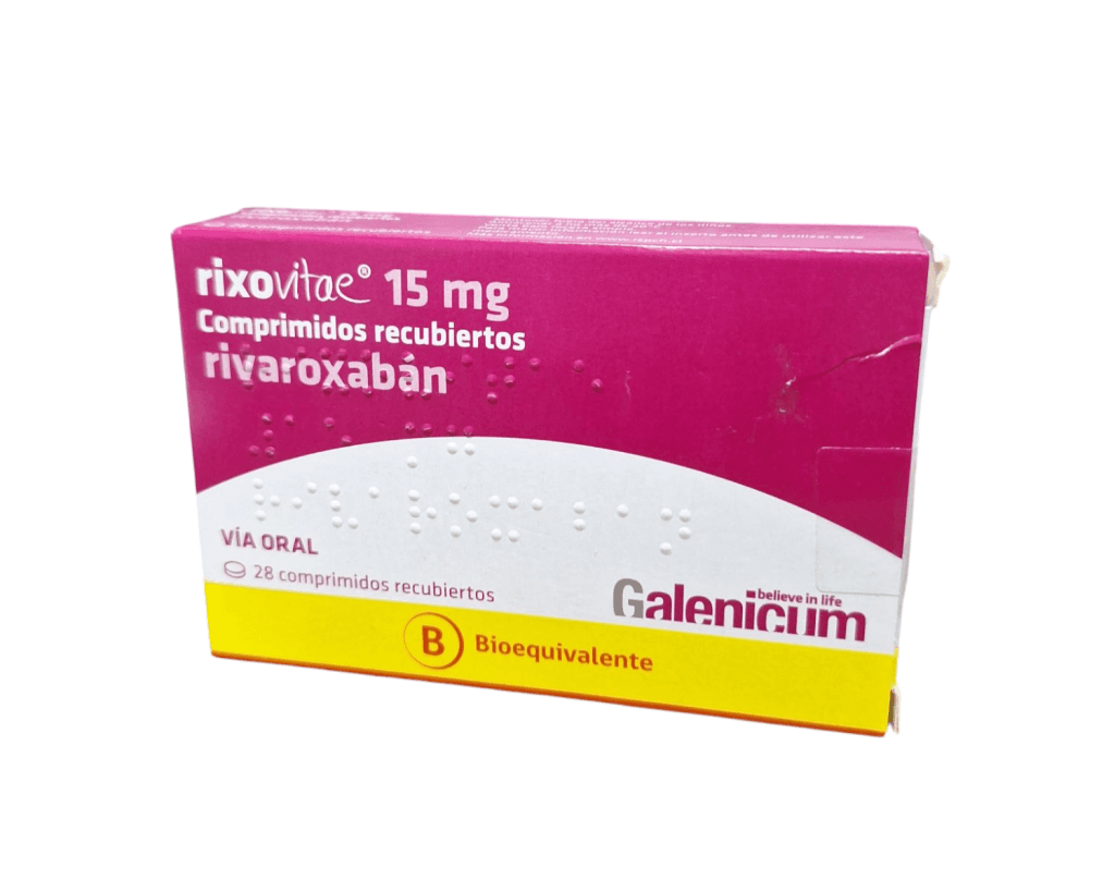 RIXOVITAE 15 MG X 28 COMPRIMIDOS RECUBIERTOS (RIVAROXABAN)