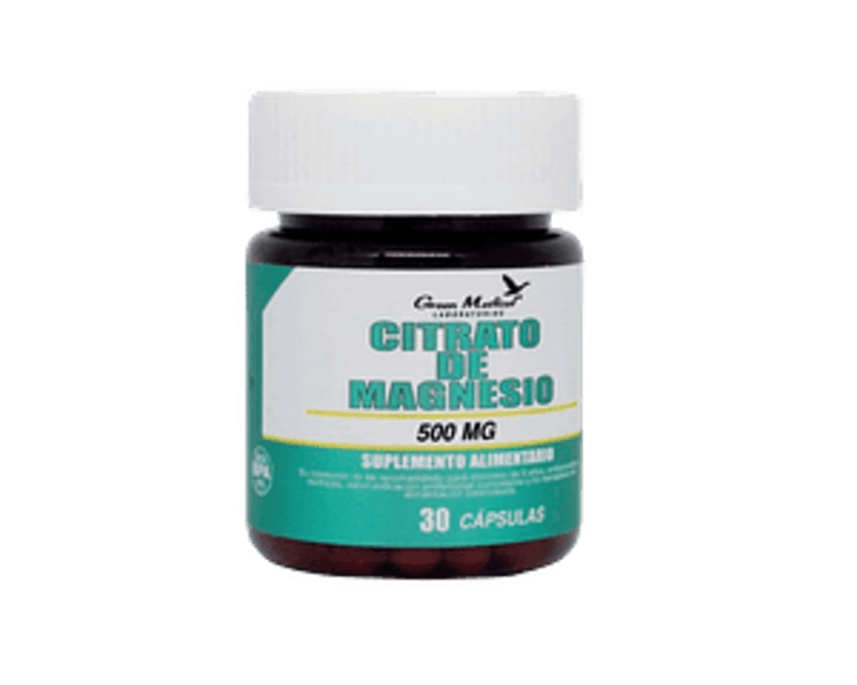 CITRATO DE MAGNESIO CAP 500 MG X 30 GREEN MED