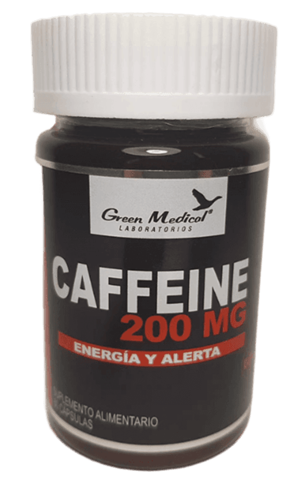 CAFEÍNA 200 MG X 60 CAP GREEN MEDICAL