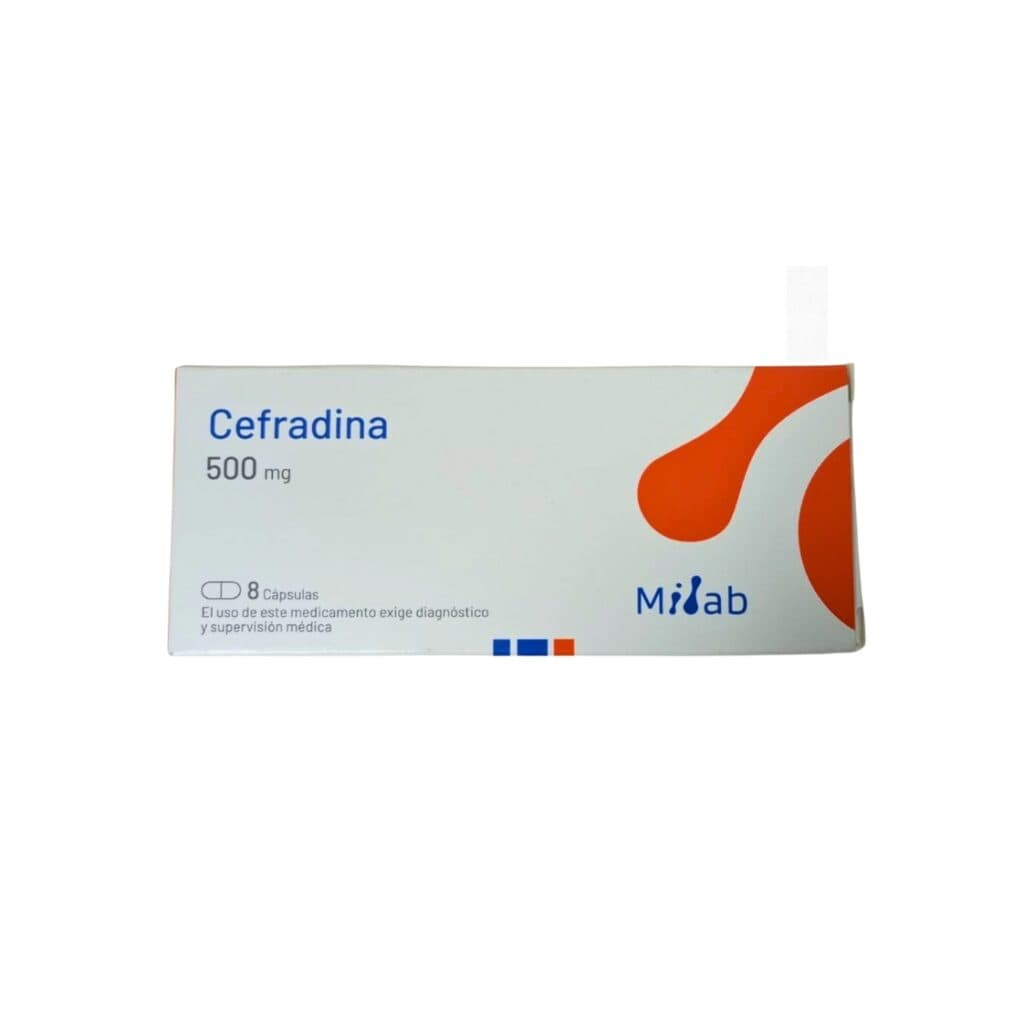 CEFRADINA 500MG.8CAP.