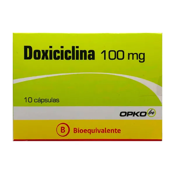 DOXICICLINA CAP 100 MG X 10 OPKO