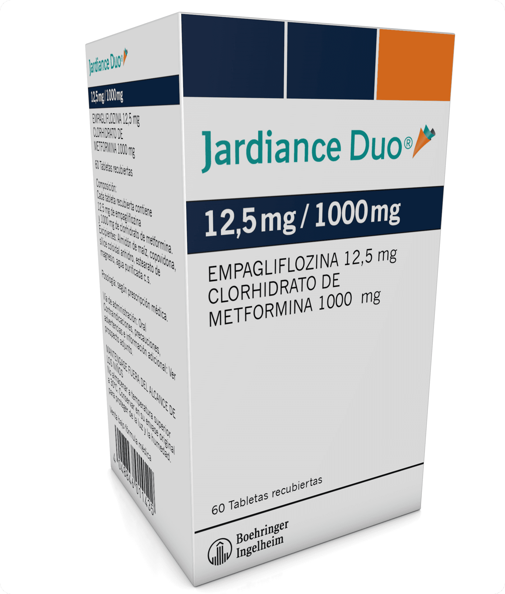 JARDIANCE DUO COM 12.5/1000 MG X 60