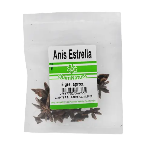 ANIS ESTRELLA SBR 5 GR QUIMNATURA