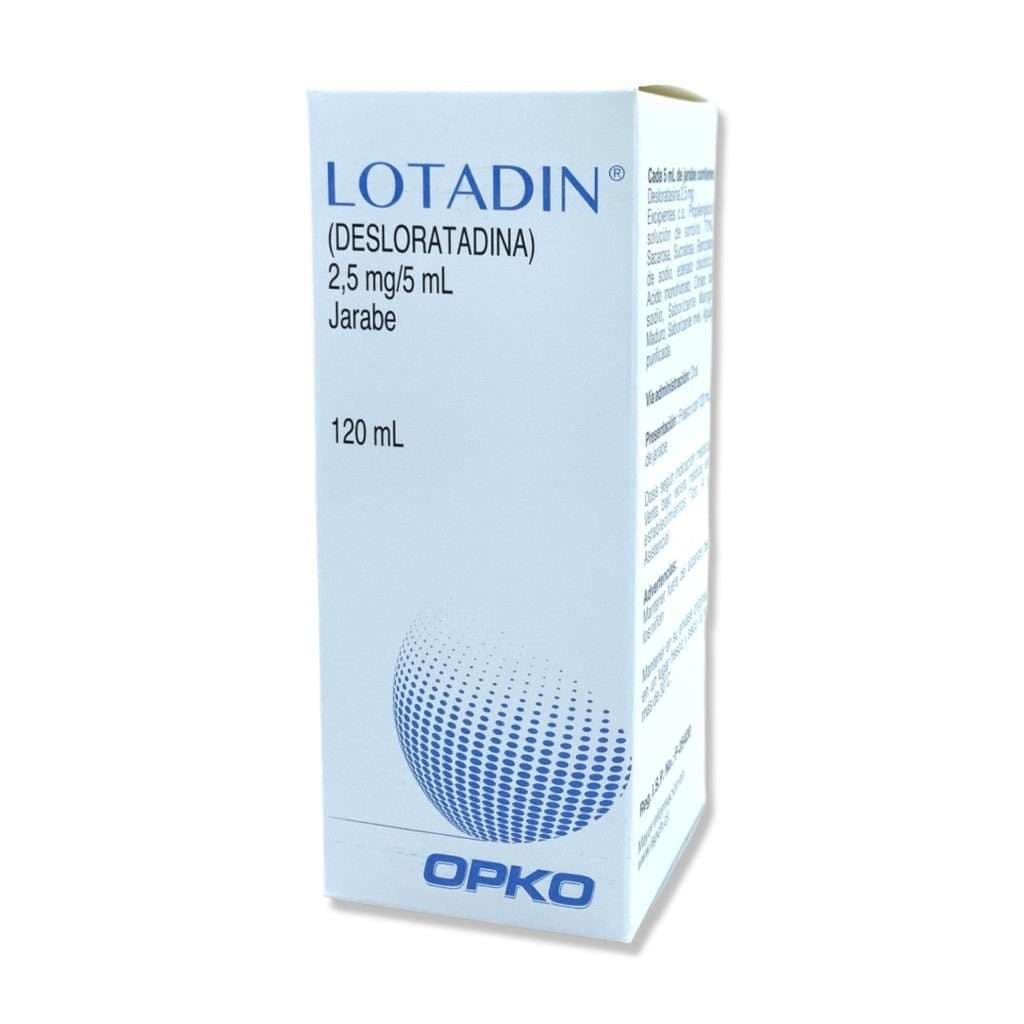 LOTADIN JARABE 120 ML 2,5 MG (DESLORATADINA)