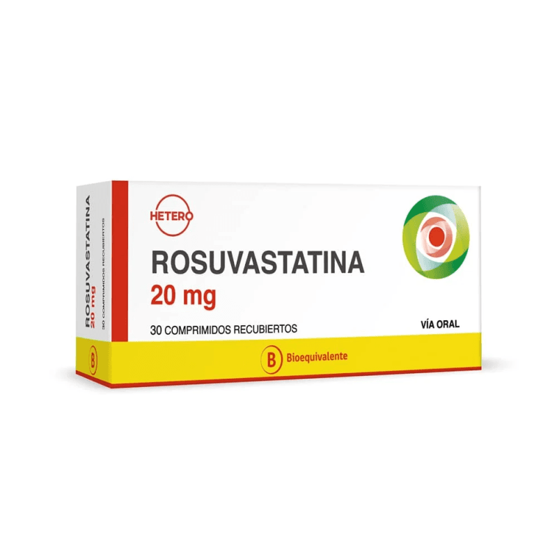 ROSUVASTATINA 20 MG 30 COMP REC