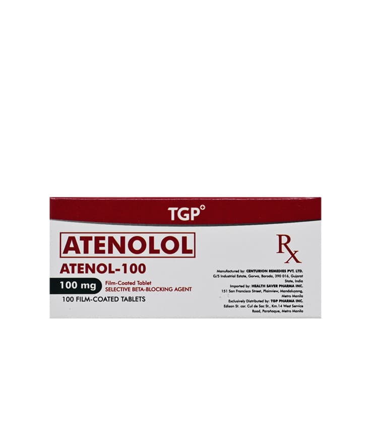 ATENOLOL 100MG.20COM. MINTLAB