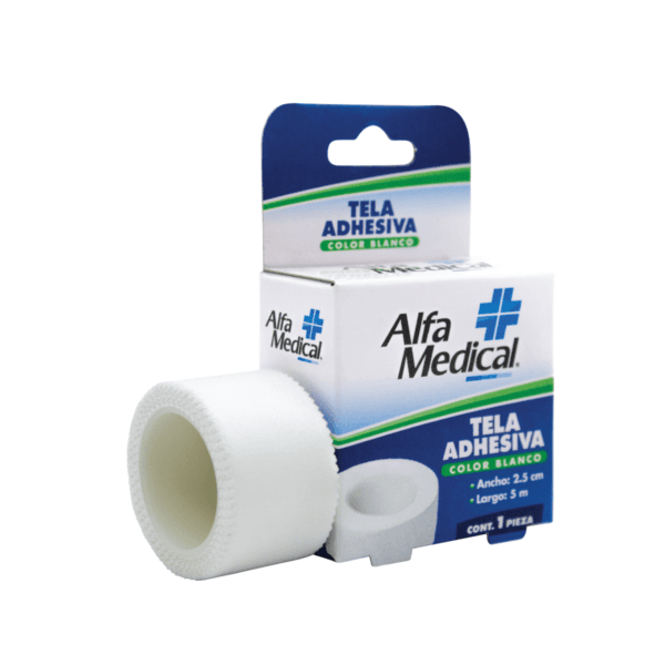 TELA ADHESIVA PAPEL PIEL 2,5 CM X 5 M