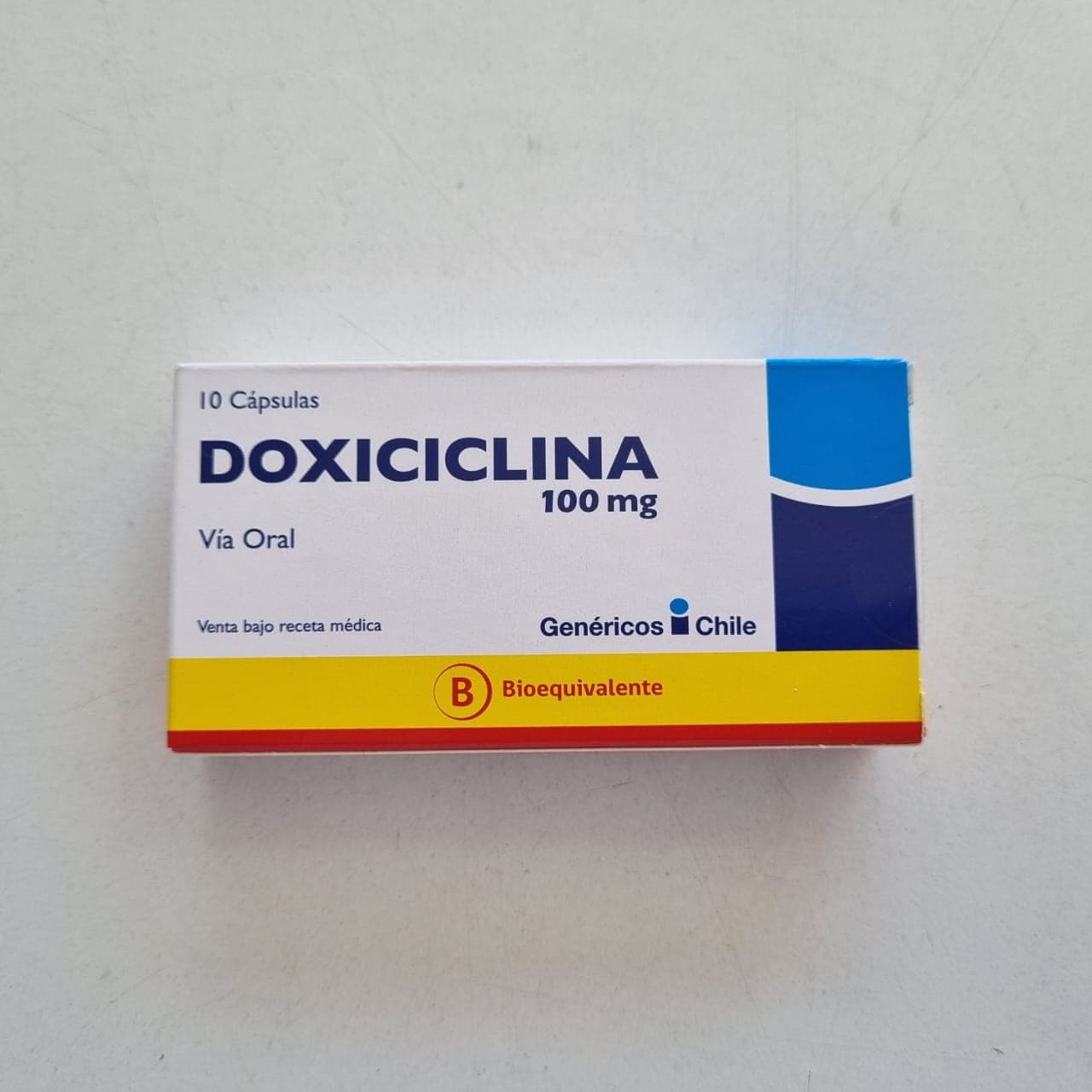 DOXICICLINA CAP 100 MG X 10 MEGALAB (BE)