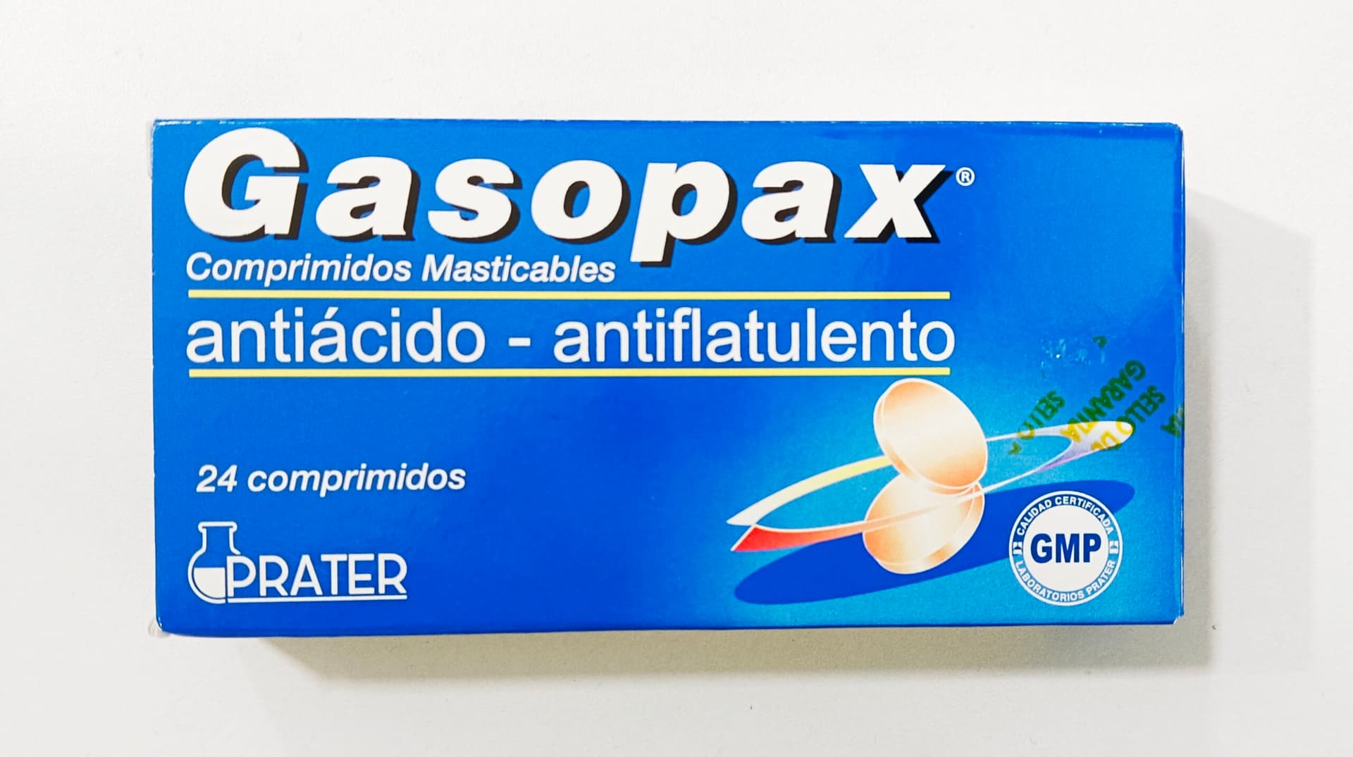 GASOPAX ALUM/MAGN/SIMETI 200/200/25MG 8 COMP