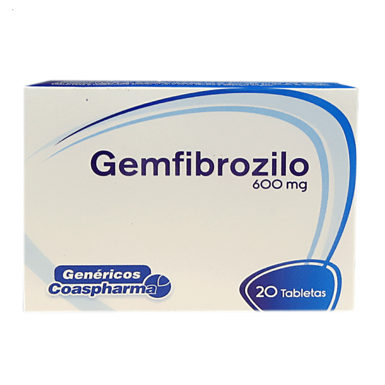 GEMFIBROZILO 600MG.20COM.REC.CHILE