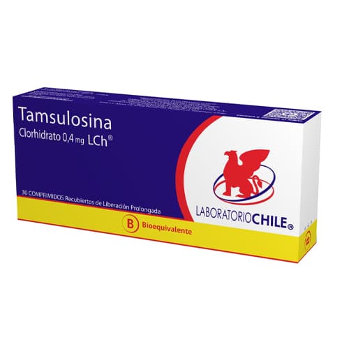 TAMSULOSINA CAP 0,4 MG X 30 CHILE
