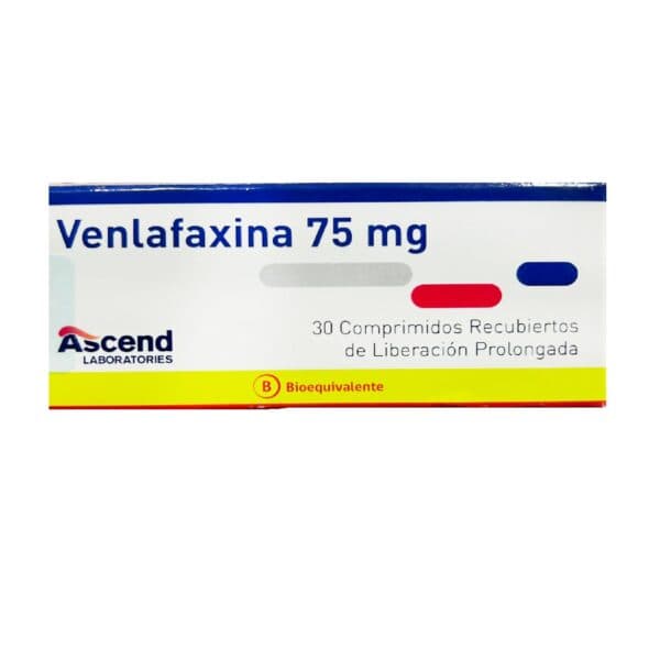 VENLAFAXINA COM 75 MG X 30 UND ASCEND