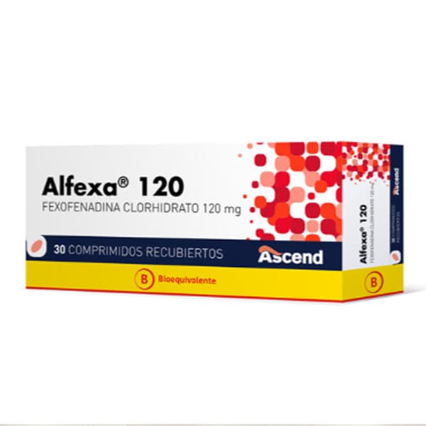 ALFEXA 120 MG 30 COMP. REC (FEXOFENADINA)