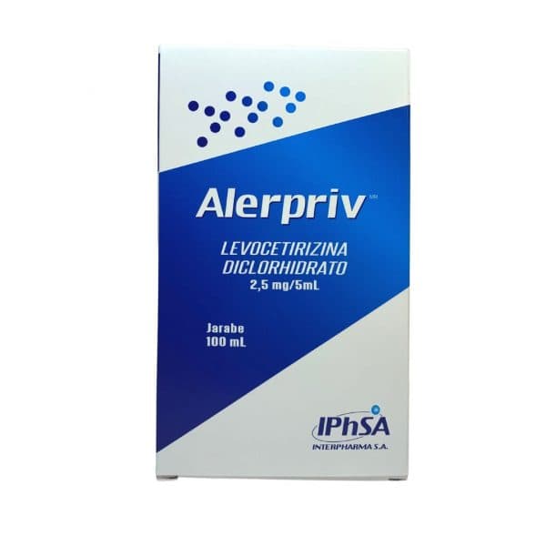 ALERPRIV JBE.2.5MG/5ML.100ML LEVOCETIRIZINA