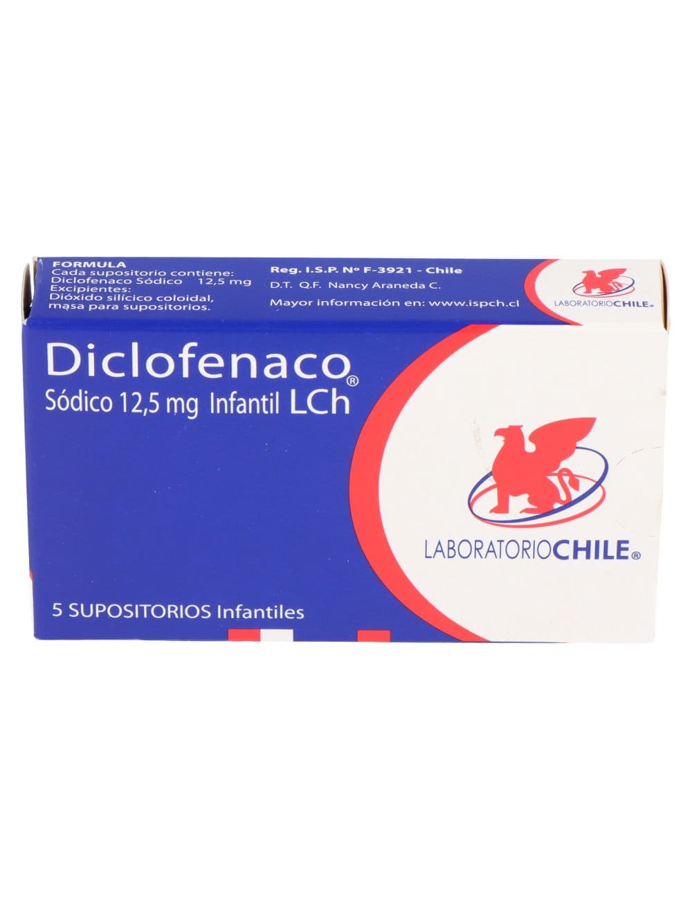 DICLOFENACO 12.5MG.5SUP.CHILE