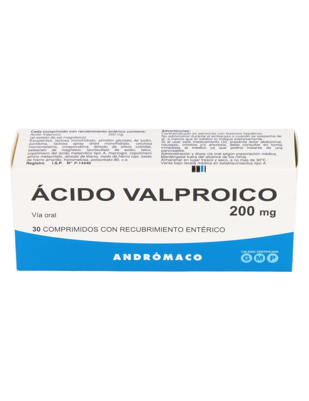 ACIDO VALPROICO COM 200 MG X 30 AND