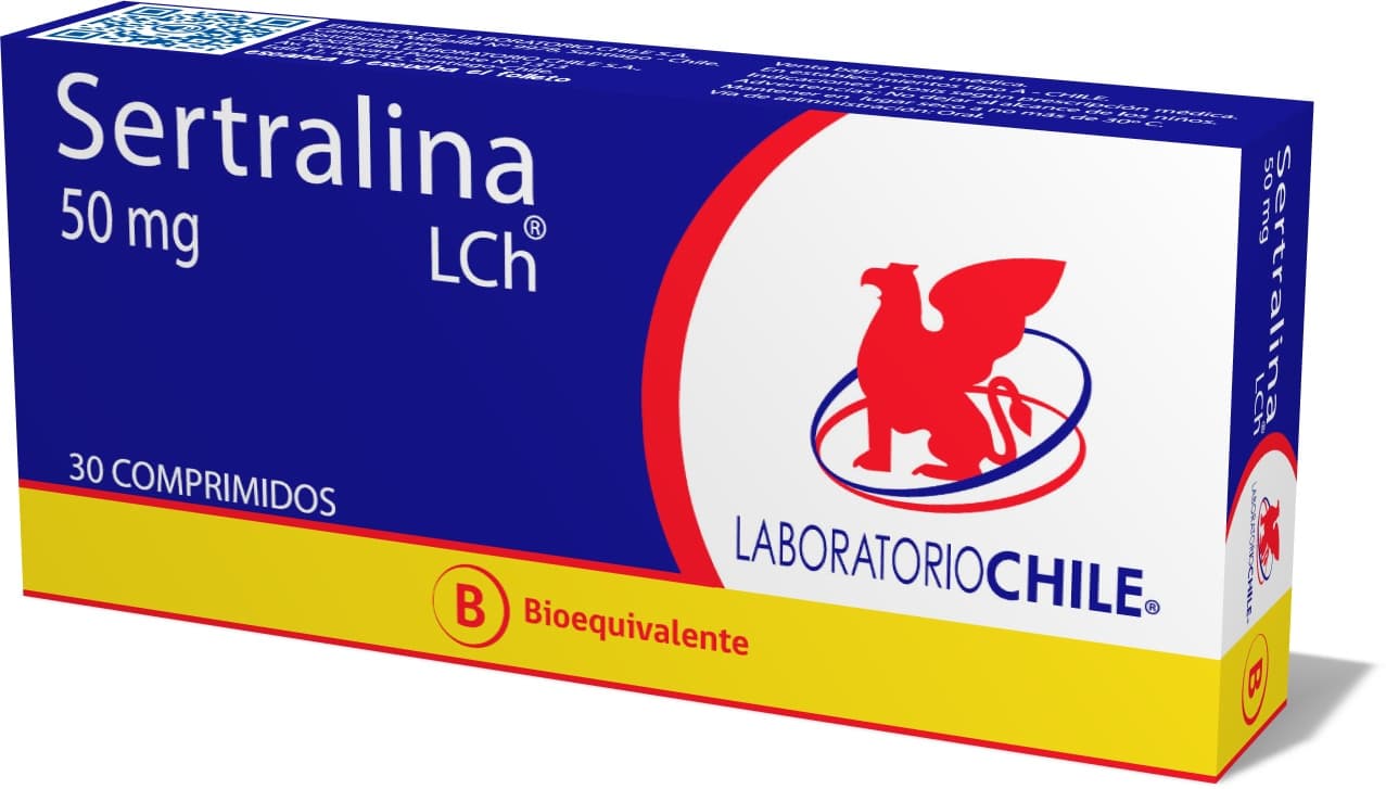 SERTRALINA 50MG.30COM. LCHILE